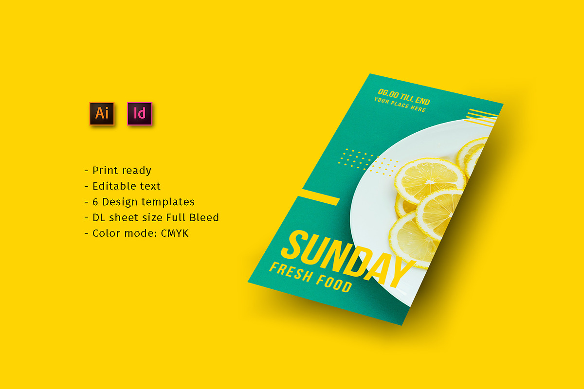 Sunday Snack Flyer, a Flyer Template by Meknya (Photo 1 of 3)