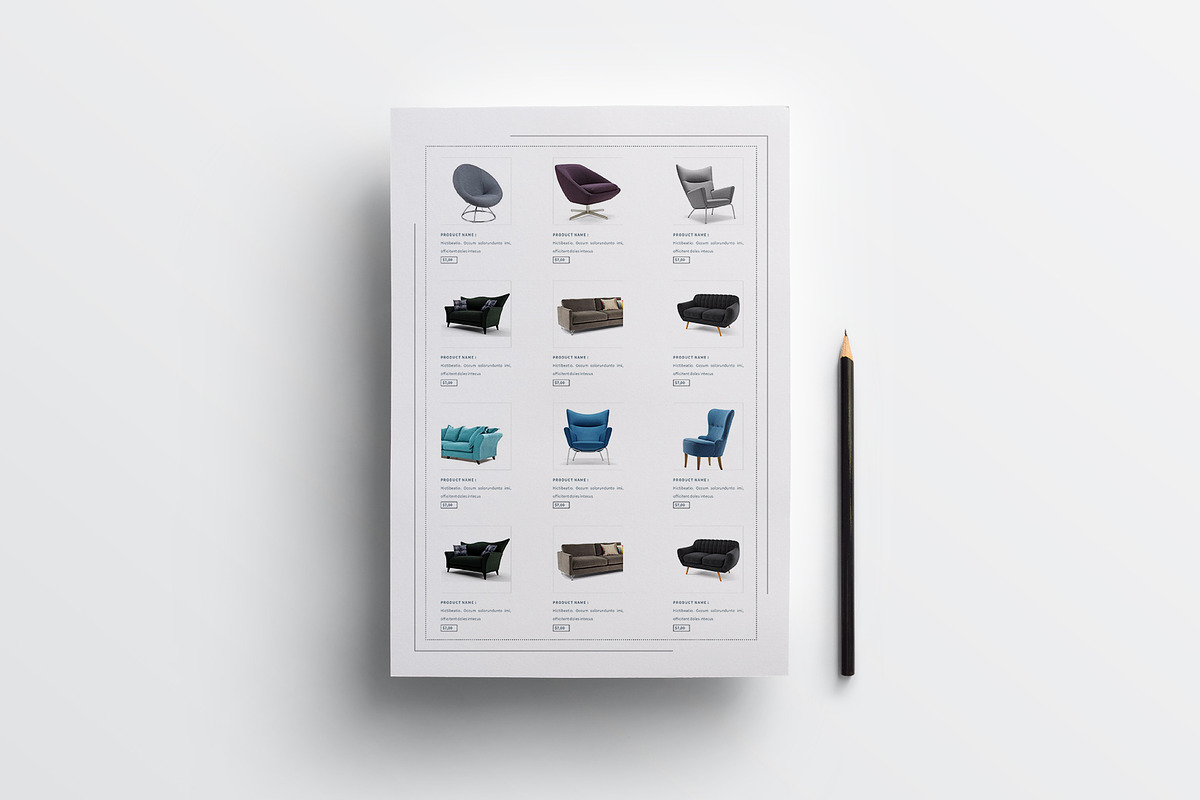Line Sheet Bundle | Word & Indesign, a Stationery Template by obayes (Photo 10 of 17)
