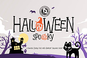 Halloween Spoky - Display, a Slab Serif Font by Olexstudio (Thumbnail 1 of 7)