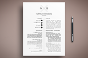 Creative Resume Template Word Pages, a Resume Template by The Creative Resume (Thumbnail 1 of 8)