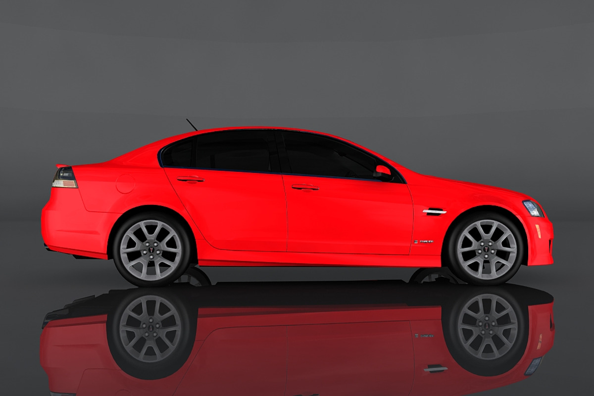 2009 Pontiac G8 GXP, a Cars & Vehicle 3D Model by valtriiu (Photo 4 of 12)