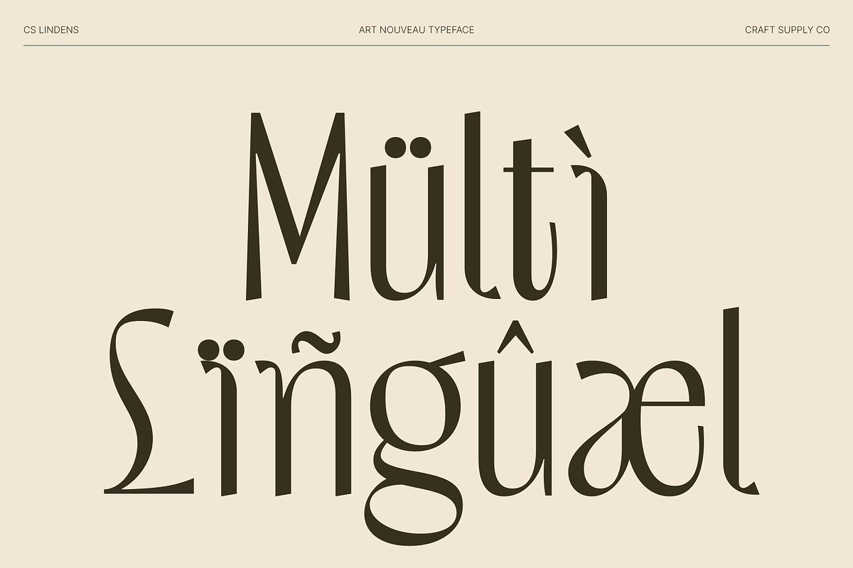 CS Lindens – Aesthetic Font, a Sans Serif Font by Craft Supply Co. (Photo 5 of 8)