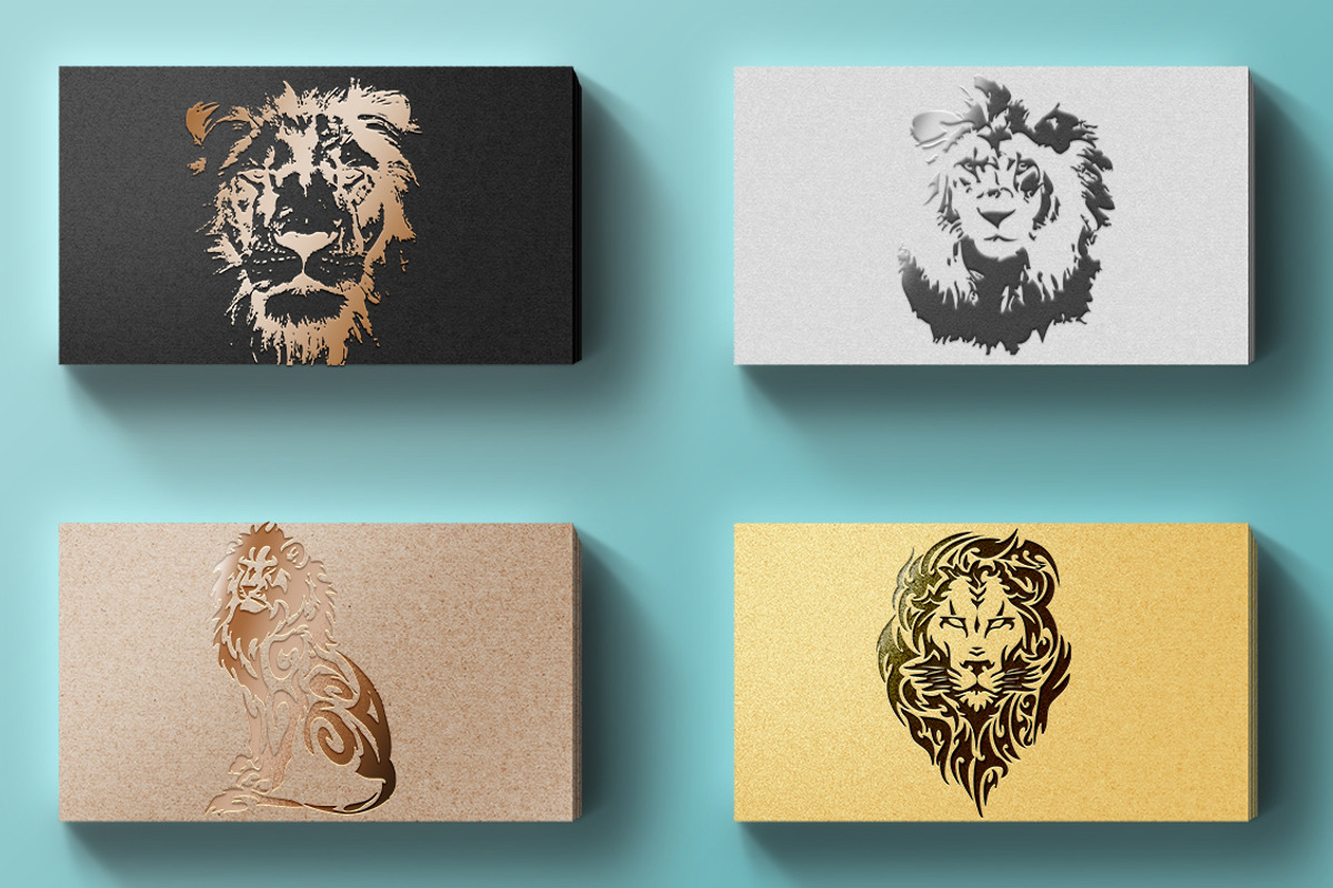 Lion and tiger logo, an Icon by AnastasiyaOleynik (Photo 2 of 6)