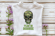 Camo Skull Halloween Sublimation, an Illustration by DreamCafeArt (Thumbnail 6 of 6)