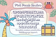 Pink Beach, a Font by caocastudio (Thumbnail 2 of 6)