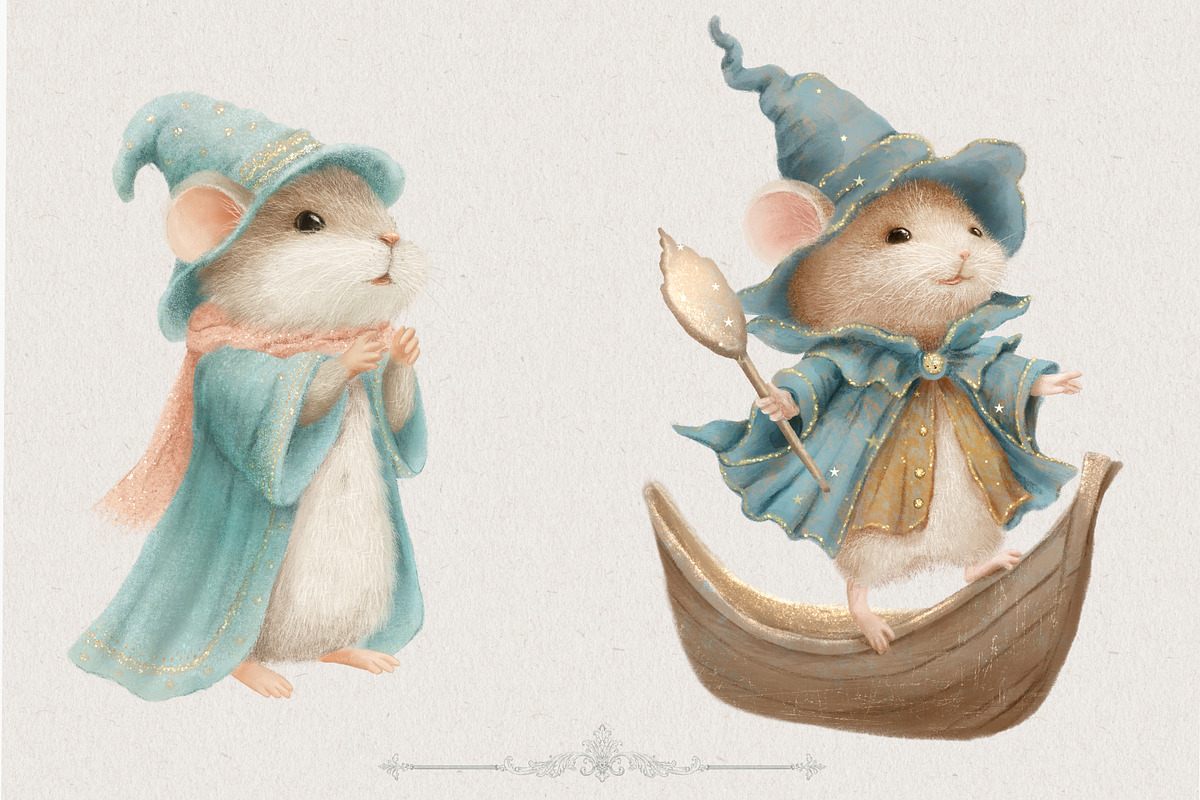 Cute Humsters Collection, an Animal Illustration by AlenaVlasko stock Market (Photo 3 of 5)