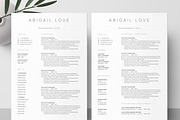 Clean Resume Pack | Word, Pages, a Resume Template by DemeDesign (Thumbnail 2 of 6)