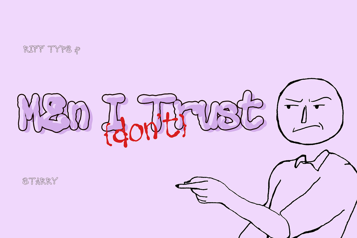 Starry - Dream Pop Display Ink, a Handwritten Font by riff.type (Photo 7 of 10)