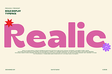 Bold Round Sans Font - Realic