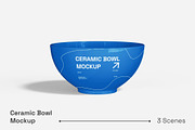 Round Ceramic Bowl Mockups, a Household Mockup by renderstockmarket (Thumbnail 1 of 4)