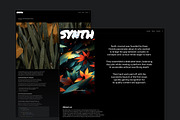 Synth Journal - Framer template, a Websites & App Template by antrdnv (Thumbnail 3 of 5)