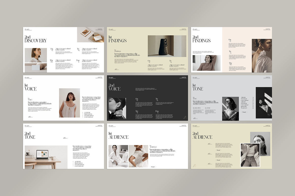 Agien Brand Strategy Template, a Presentation Template by evgenystudio