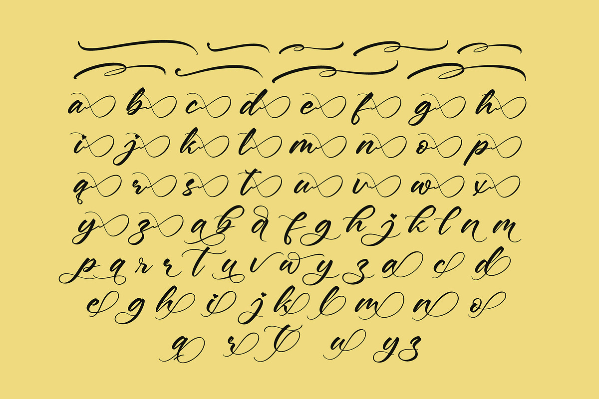 Boytang Keghora Calligraphy Font, a Script Font by Letterena Studios Script (Photo 10 of 20)