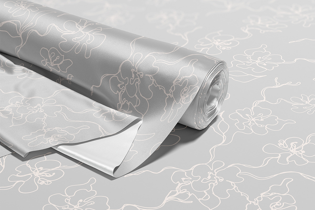Subtle Apple Flowers Vector Patterns, a Pattern Graphic by MalyskaStudio (Photo 15 of 17)