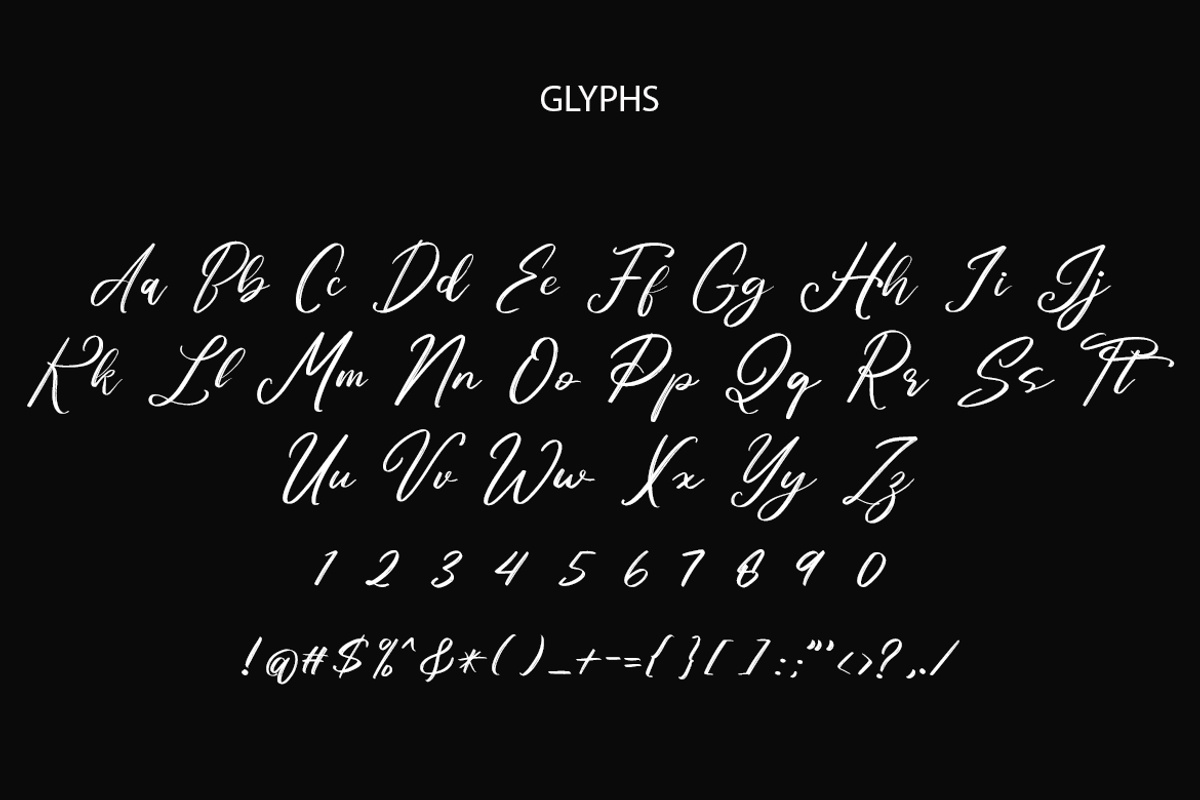 Hallisya Brush Font, a Script Font by Lythcreative (Photo 7 of 7)