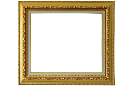 Gold frame elegant vintage containing frame, gold, and wall, an Abstract Photo by Casanowe-studio