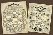 Antique Family Records - Blank, a Texture Graphic by Blue Line Design (Thumbnail 10 of 17)