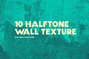 10 Halftone Wall Texture, a Texture Graphic by Bentype Studio (Thumbnail 1 of 4)
