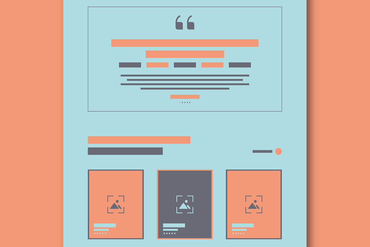 Travel Landing Page Wireframe Design, a Wireframe Template by MightyDesign (Photo 3 of 9)