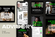 Advisory - Canva Instagram pack, a Social Media Template by Dirtytemp Studio (Thumbnail 2 of 6)