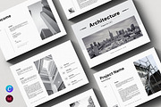 Architecture Brochure Template, a Brochure Template by PrintIdea (Thumbnail 1 of 6)