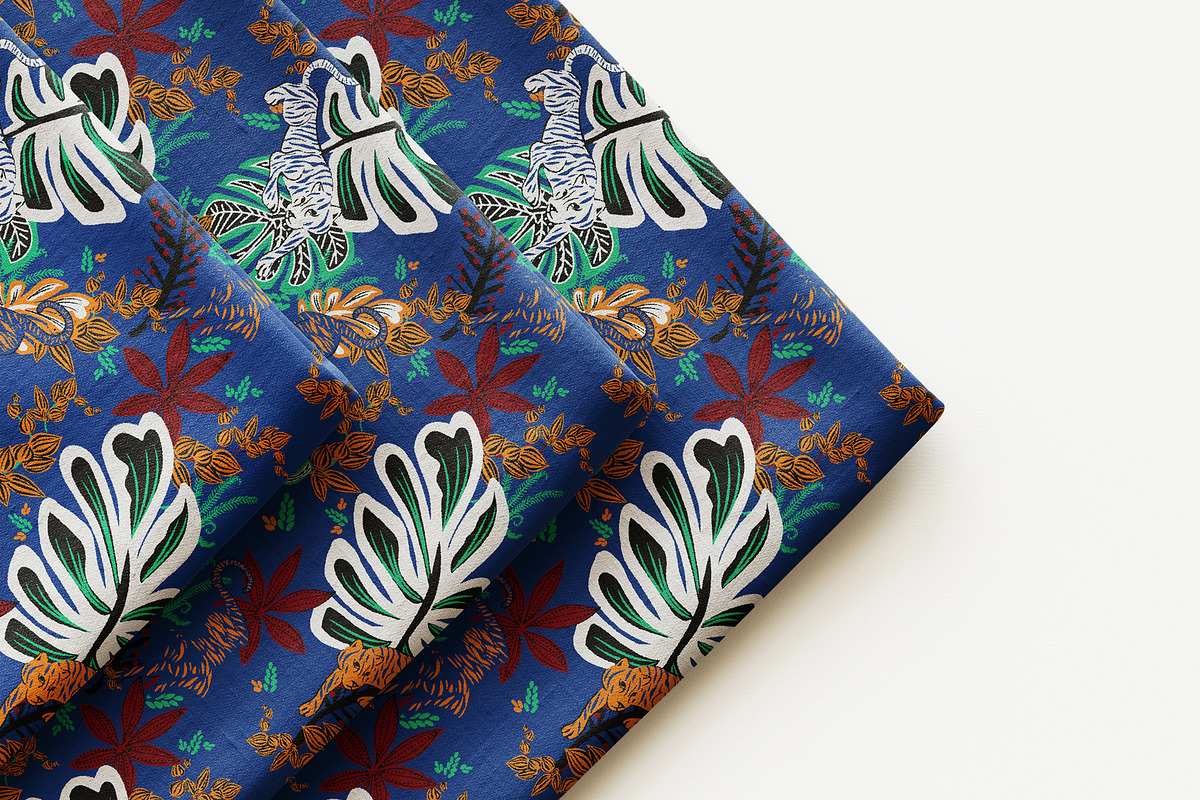 Wildlife & Jungle Seamless Pattern, a Pattern Graphic by StudioGlouna (Photo 6 of 9)