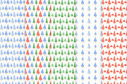 Winter Christmas trees backgrounds, a Texture Illustration by Anna Kopylova (Thumbnail 3 of 4)