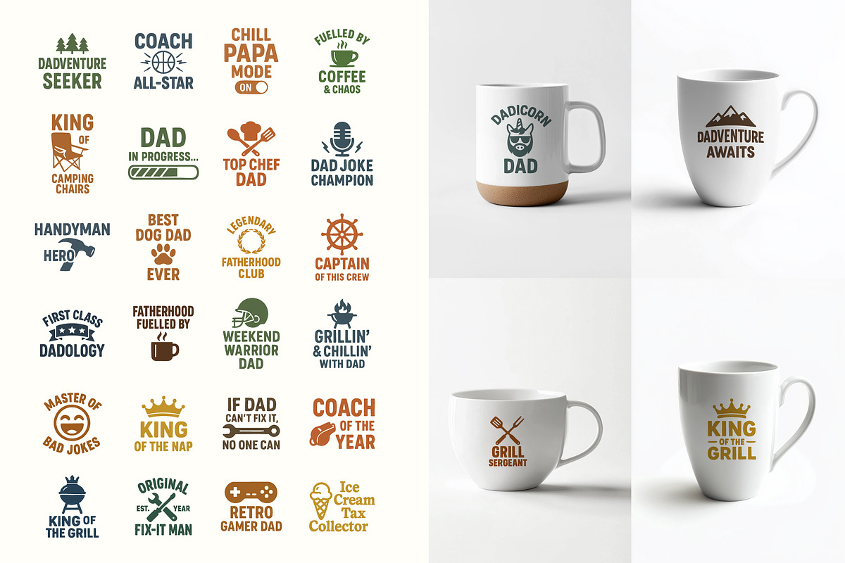 Father's Day Bundle - 108 Prints, a Graphic by Ckybe's Corner (Photo 3 of 5)