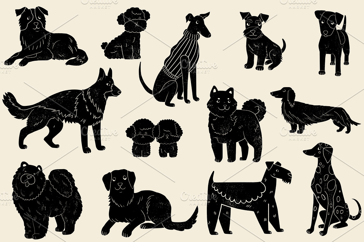 Friends: 23 different dog breeds, an Animal Illustration by Mii Lab (Photo 3 of 13)