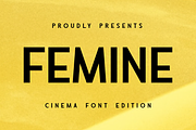 Femine Special Cinema Font, a Sans Serif Font by Monoletter Studio (Thumbnail 2 of 4)
