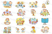 Doodle school kids. Back to school, an Education Illustration by Bubert Art (Thumbnail 2 of 9)