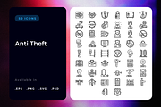 Anti Theft Icons, a Duotone Icon by Wencory (Thumbnail 1 of 3)