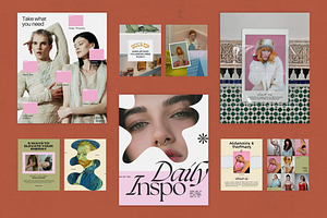 Canva Dopamine Trendy Instagram Post, a Social Media Template by Uyava Space