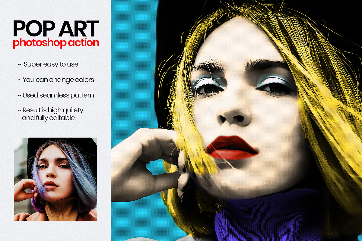 POP ART - PS Action, an Action Add-On by PSD Action (Photo 5 of 14)