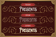 Rusther, a Serif Font by Burntilldead (Thumbnail 4 of 12)