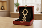 Elegant Laser Cut Wooden Earring, an Object Graphic by Designer_Momina (Thumbnail 5 of 5)