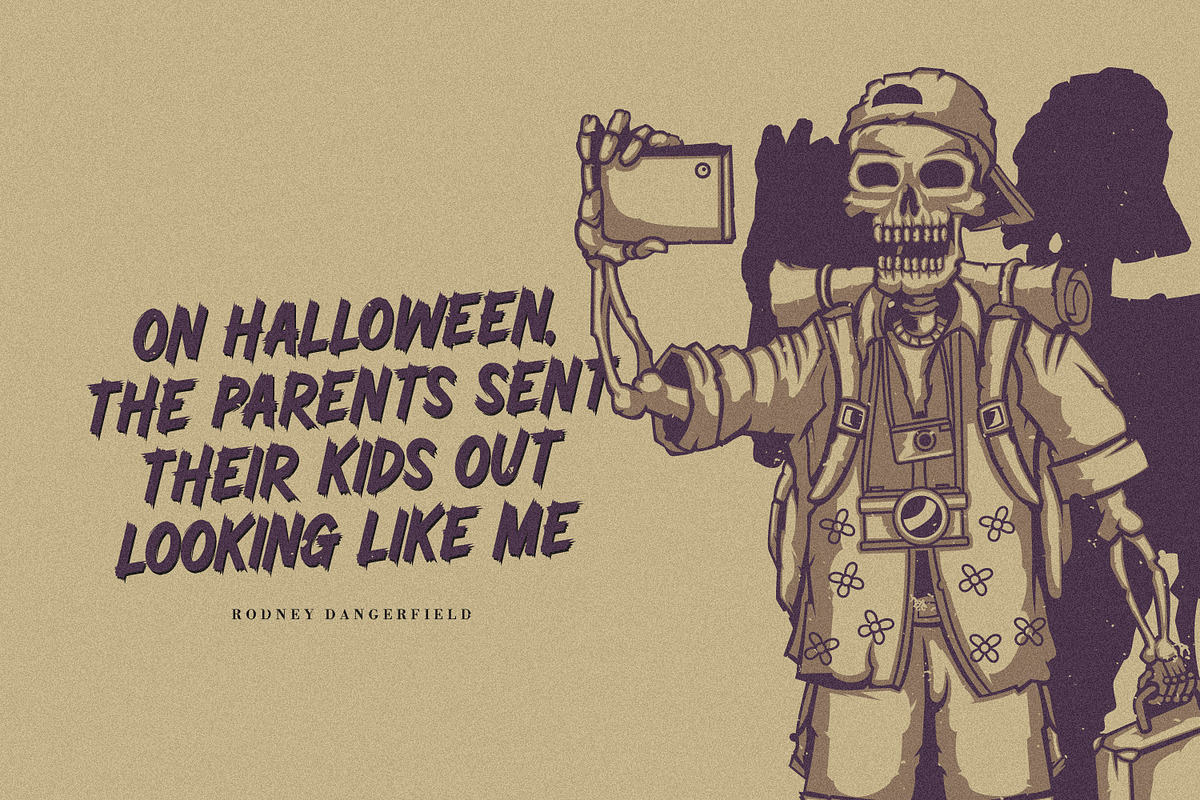 Zombie Brush, a Script Font by Ditatype (Photo 10 of 10)