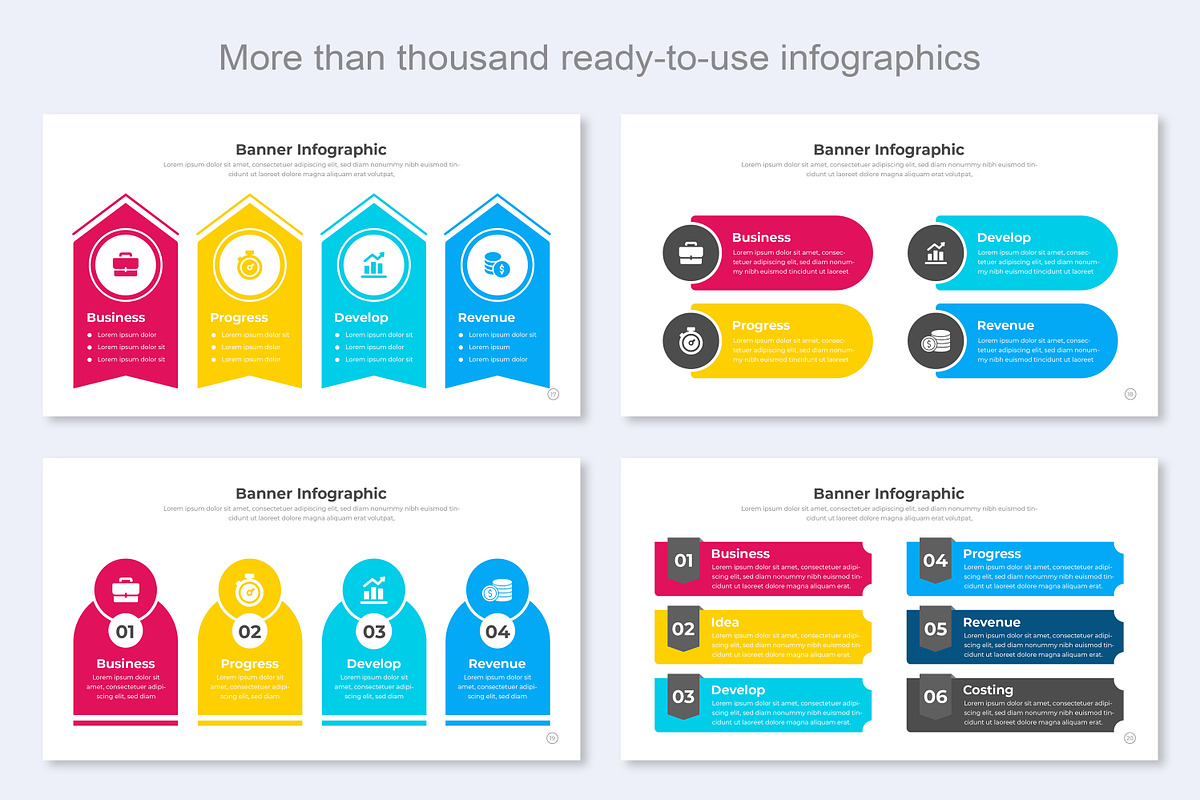 Banner Infographics Google Slide, a Templates & Theme by Mighty-Slide (Photo 6 of 7)