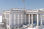 The White House Complex Washington L, an Architecture 3D Model by multimedia4ds (Thumbnail 15 of 16)