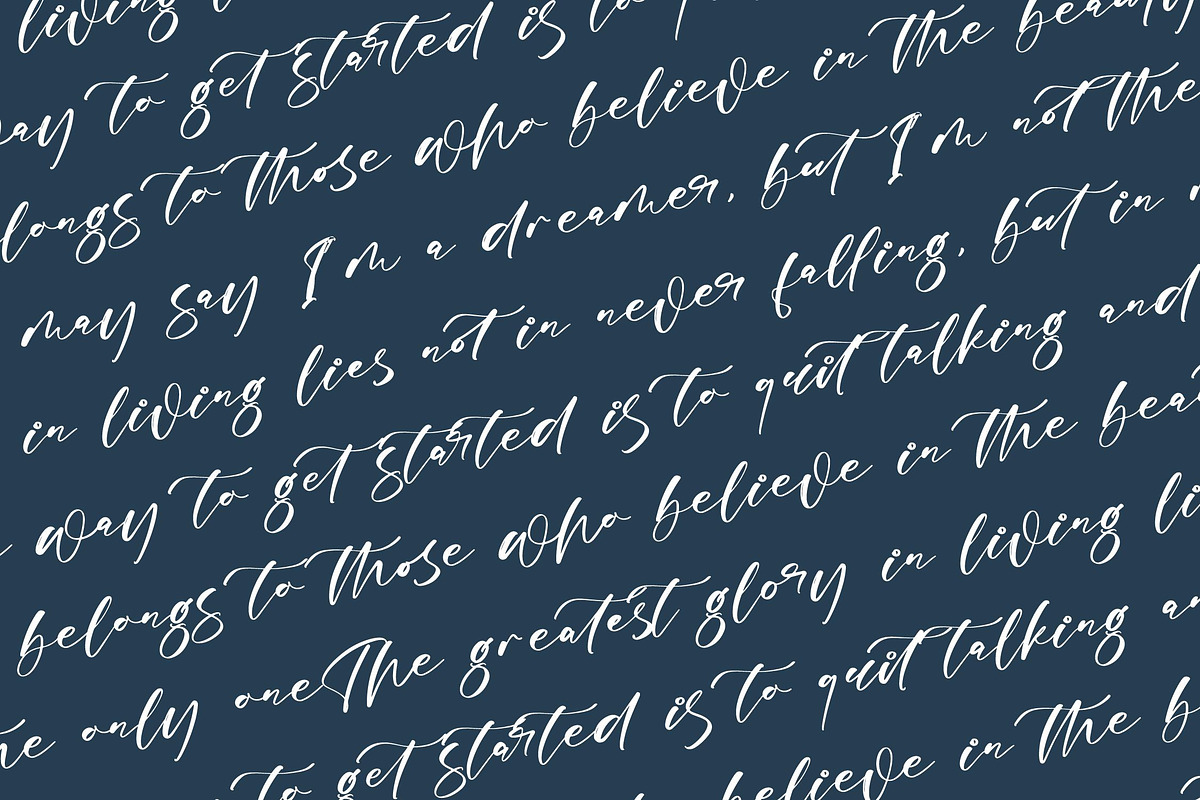 Magnotus Bractea Beautiful Script, a Script Font by Letterena Studios Script (Photo 11 of 15)