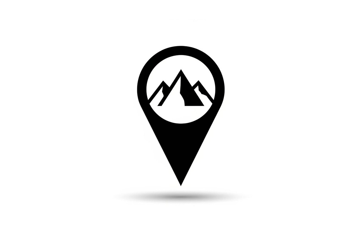 Mountain Location Pin Icon Set, a Graphic by hafijul (Photo 5 of 11)