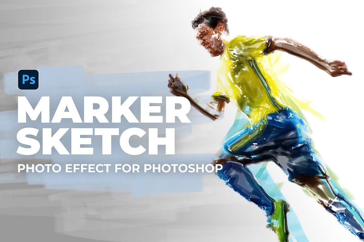Marker Sketch Photo Effect, an Action Add-On by Sevenstyles (Photo 1 of 15)