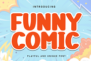 Funny Comic | Script Font, a Script Font by Scratchones (Thumbnail 1 of 8)