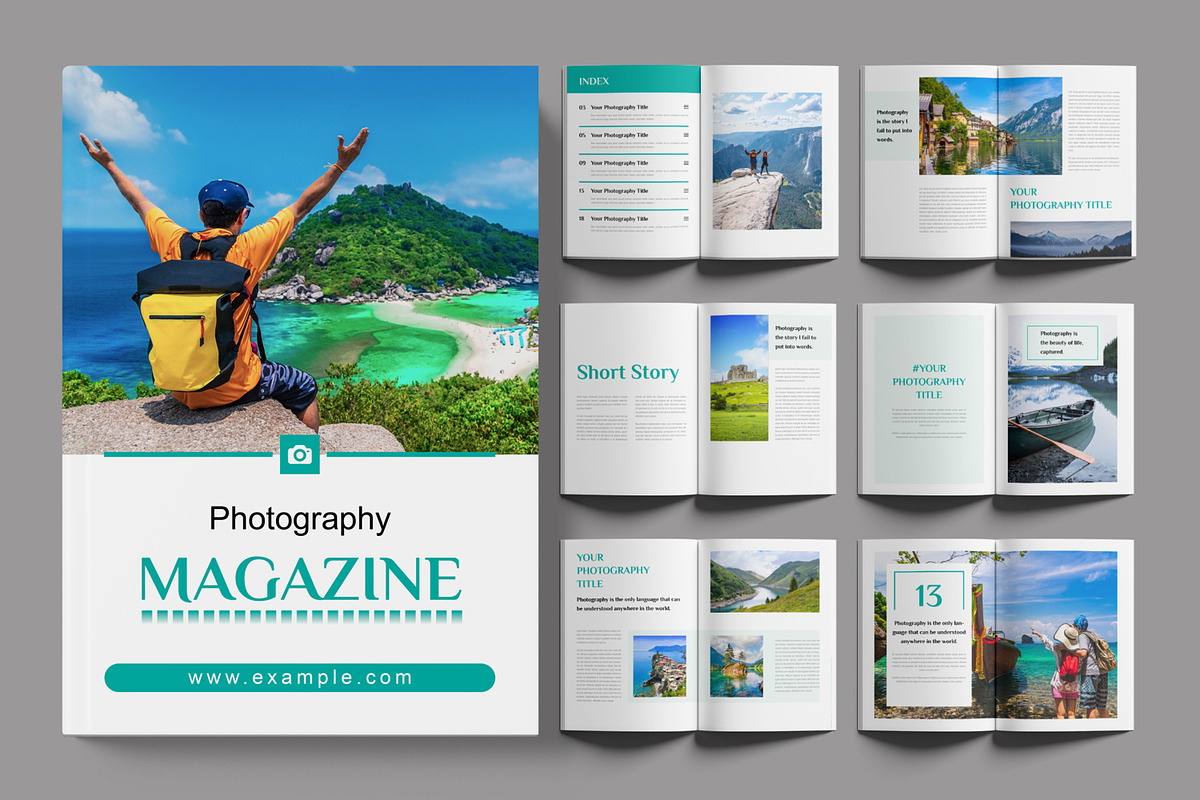 Photography Magazine, a Magazine Template by ContestDesign (Photo 1 of 4)
