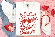 Valentine Highland Cow PNG, an Illustration by DreamPrint404 (Thumbnail 6 of 8)