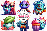 Cute Funny Monster Sublimation, a Seasonal Illustration by RobertsArt (Thumbnail 1 of 7)