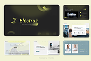 Electric Vehicles PowerPoint, a Presentation Template by Pixslides (Thumbnail 2 of 7)