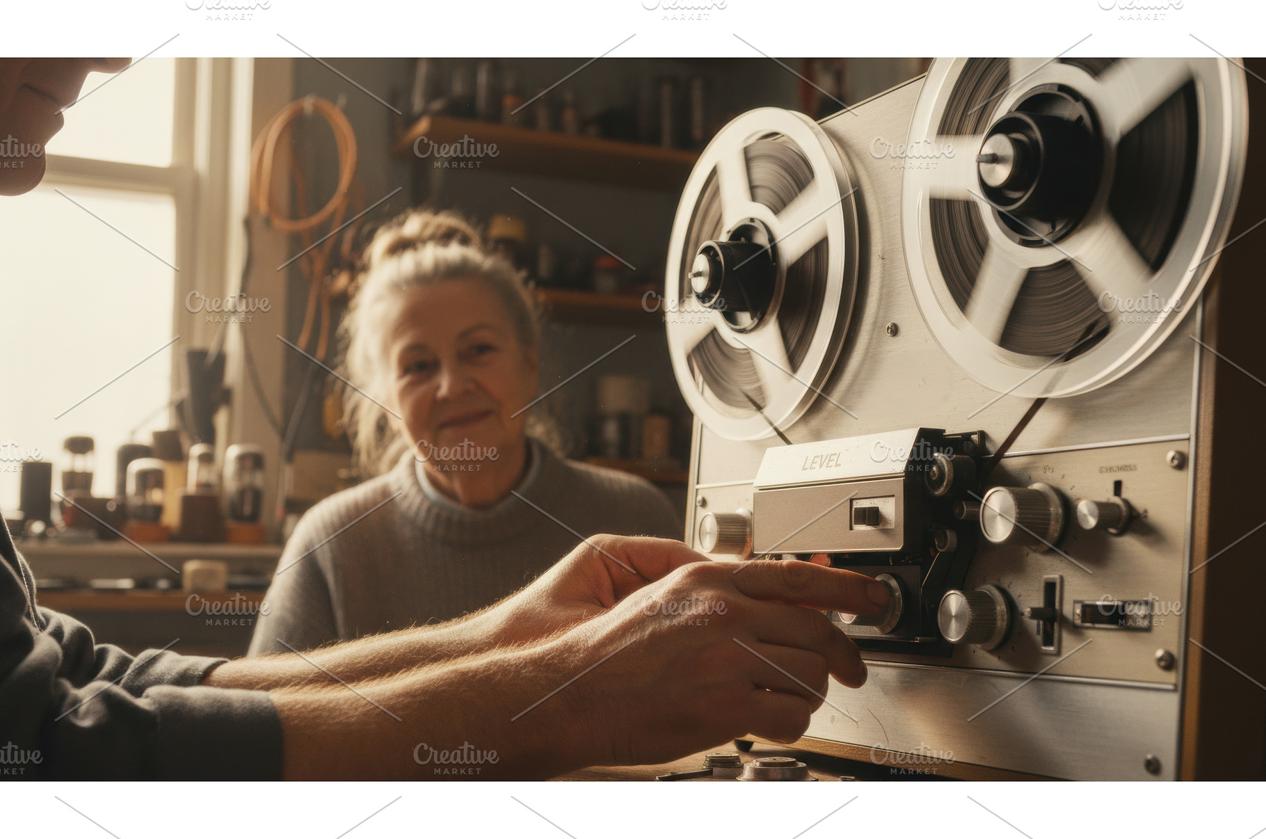 Person adjusts controls on a vintage, a Person Photo by Igor Tichonow