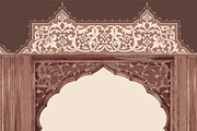 Moroccan Chinoiserie Palm Pattern, a Decorative Illustration by Mughal Wallpaper (Thumbnail 5 of 5)