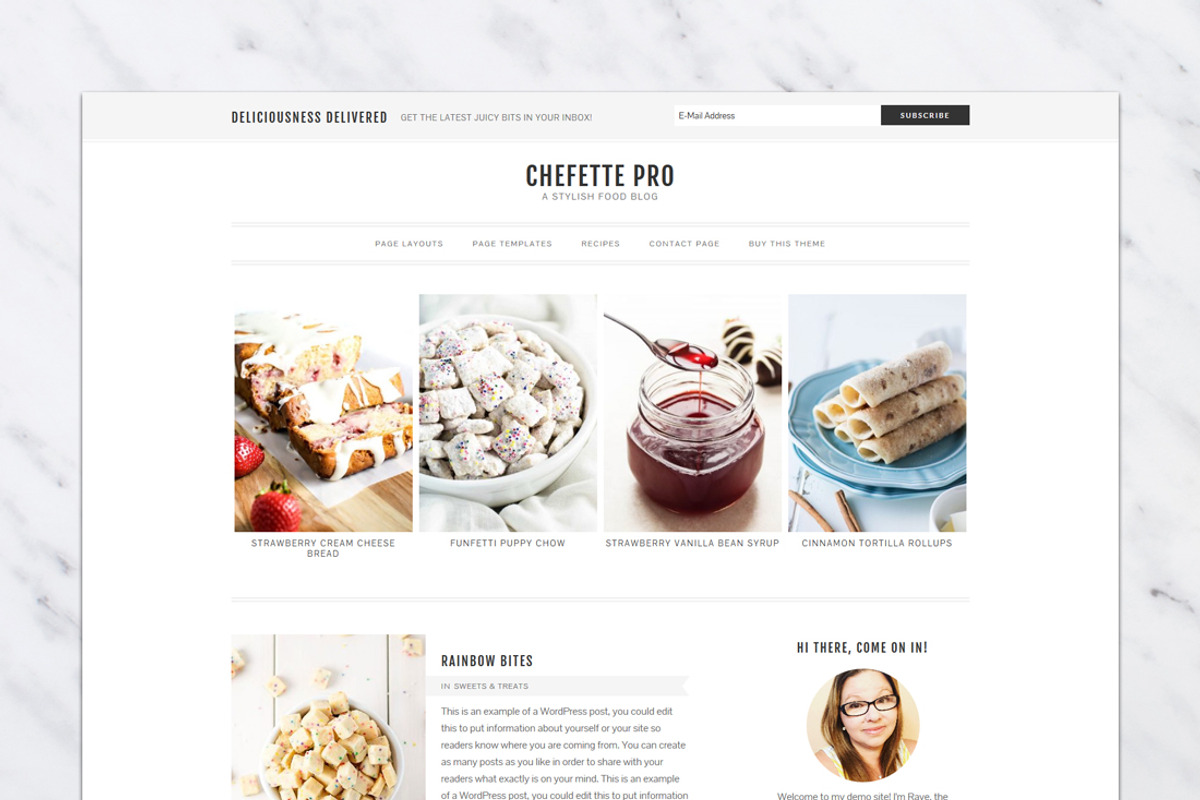 Chefette Pro // Genesis Theme, a WordPress Template by WP Chic (Photo 1 of 3)
